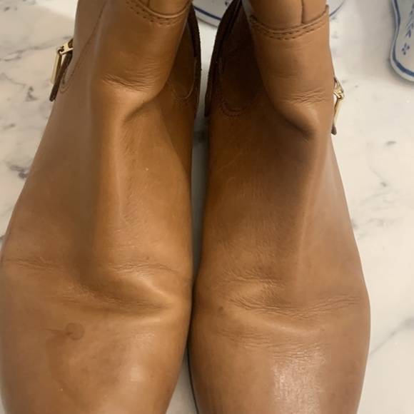 Clark’s full grain leather cognac tall boots 6.5 nice used condition - Picture 3 of 11